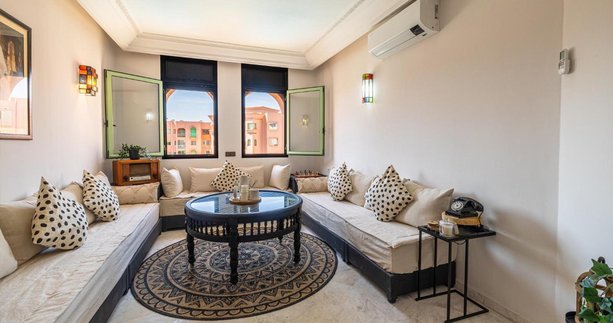 Апартаменты Charming 2-Bed Oasis Pool View Марракеш Экстерьер фото