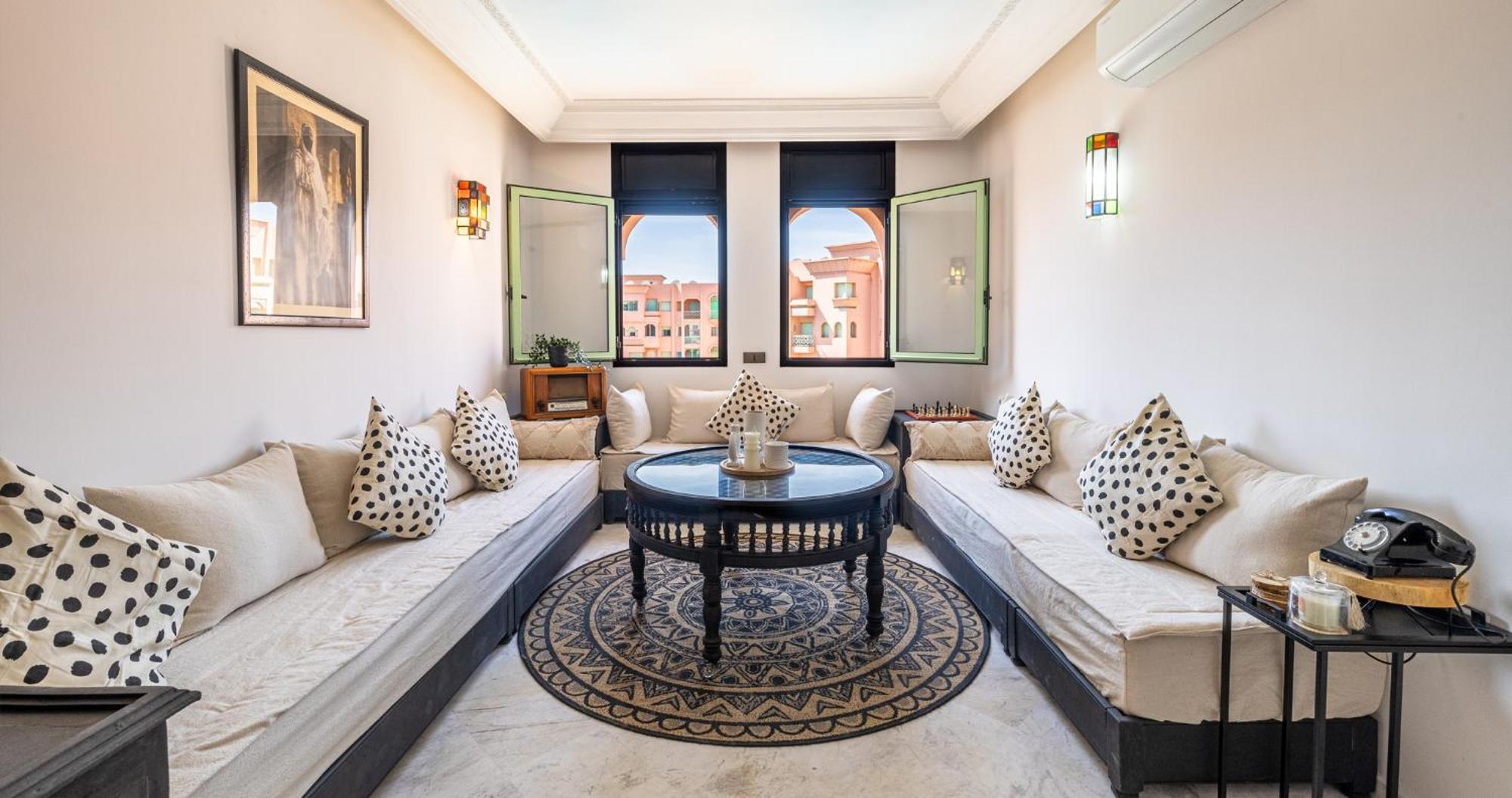 Апартаменты Charming 2-Bed Oasis Pool View Марракеш Экстерьер фото