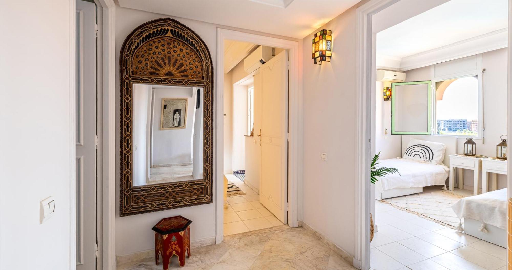 Апартаменты Charming 2-Bed Oasis Pool View Марракеш Экстерьер фото